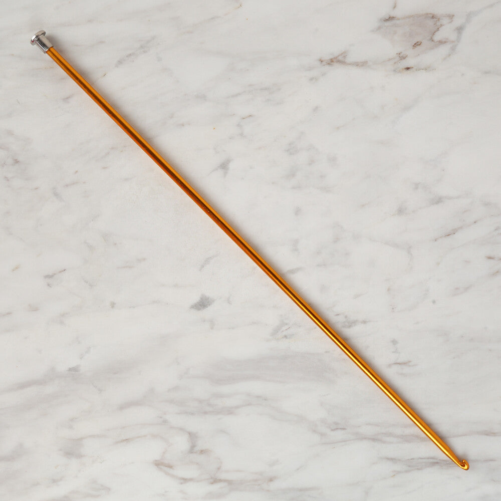 Loren Crafts 5 mm 35 cm Sarı Renkli Metal Gagalı Örgü Tığ - LRN327